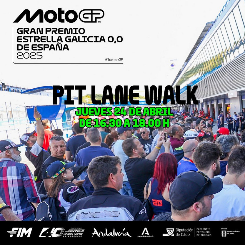 Pitlane Walk Circuito de Jerez-Angel Nieto